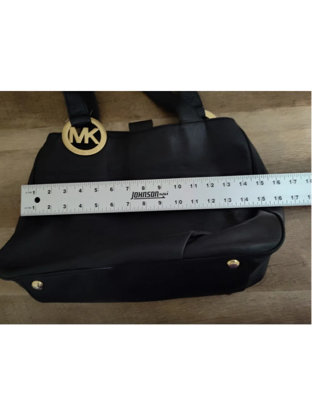 Women's Michael Kors Black Leather Shoulder Bag One Size